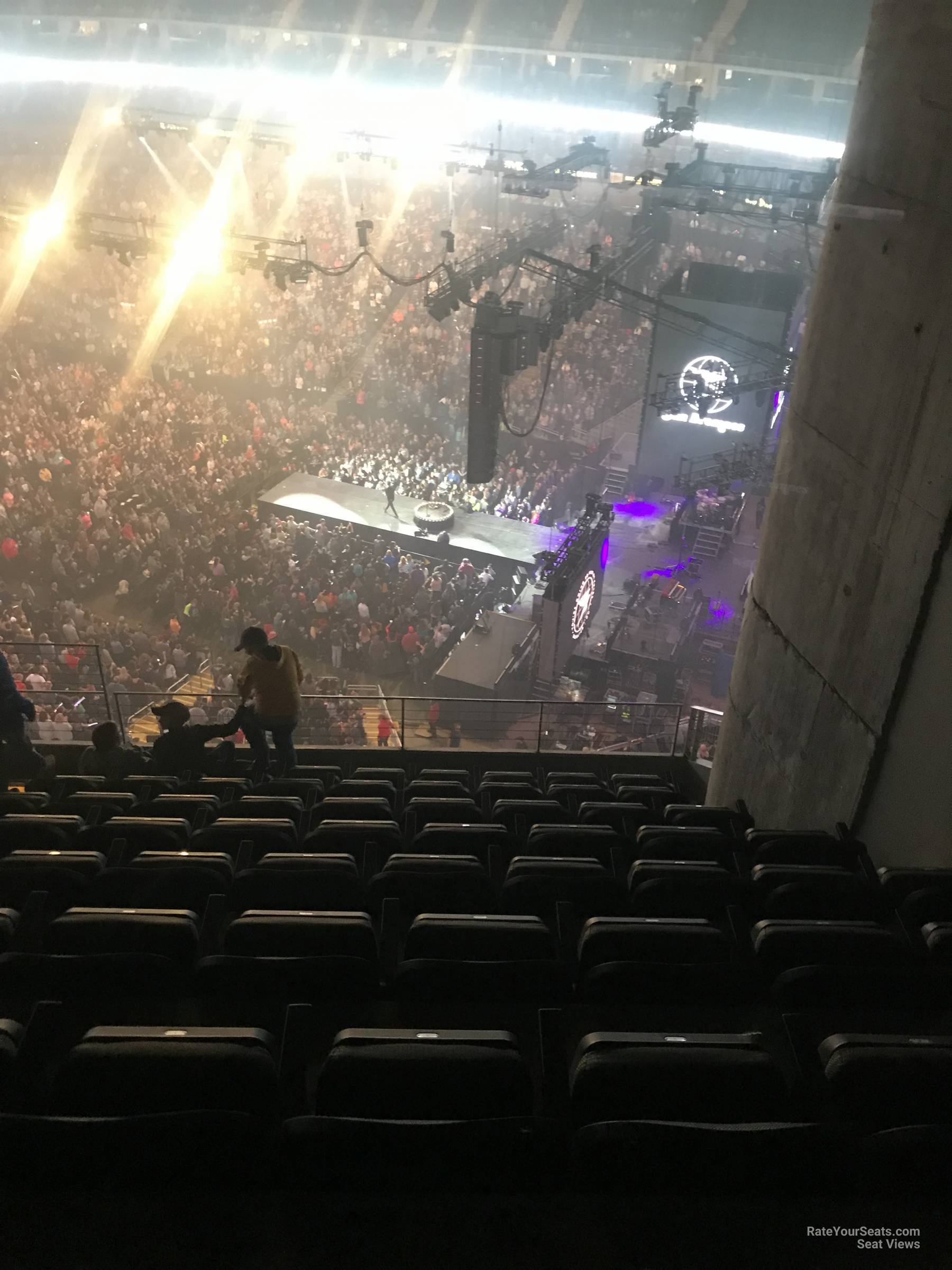 section 221, row 9 seat view  for concert - t-mobile center